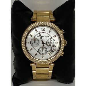 Michael Kors Parker MK5491 Women's Gold Stainless Steel Analog Dial Watch VK713